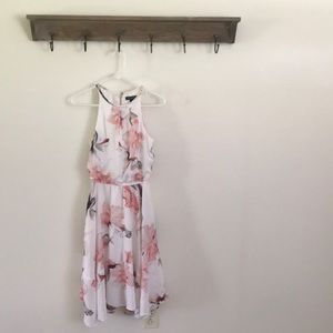 White House Black Market floral midi dress